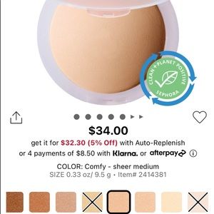 NWT KOSAS Vegan Powder, color: comfy 9.5